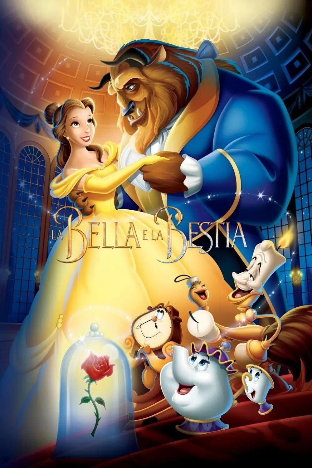 Copertina Film La Bella e la Bestia 1991 Streaming FULL HD 