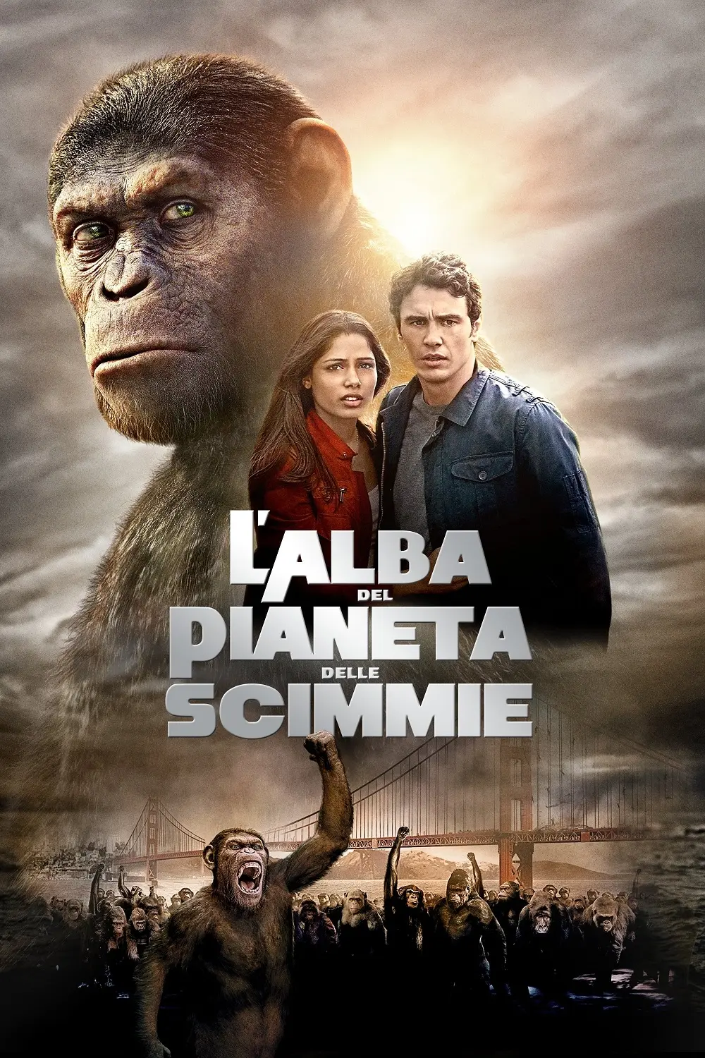 Copertina Film Il pianeta delle scimmie 1: L'alba Streaming FULL HD 