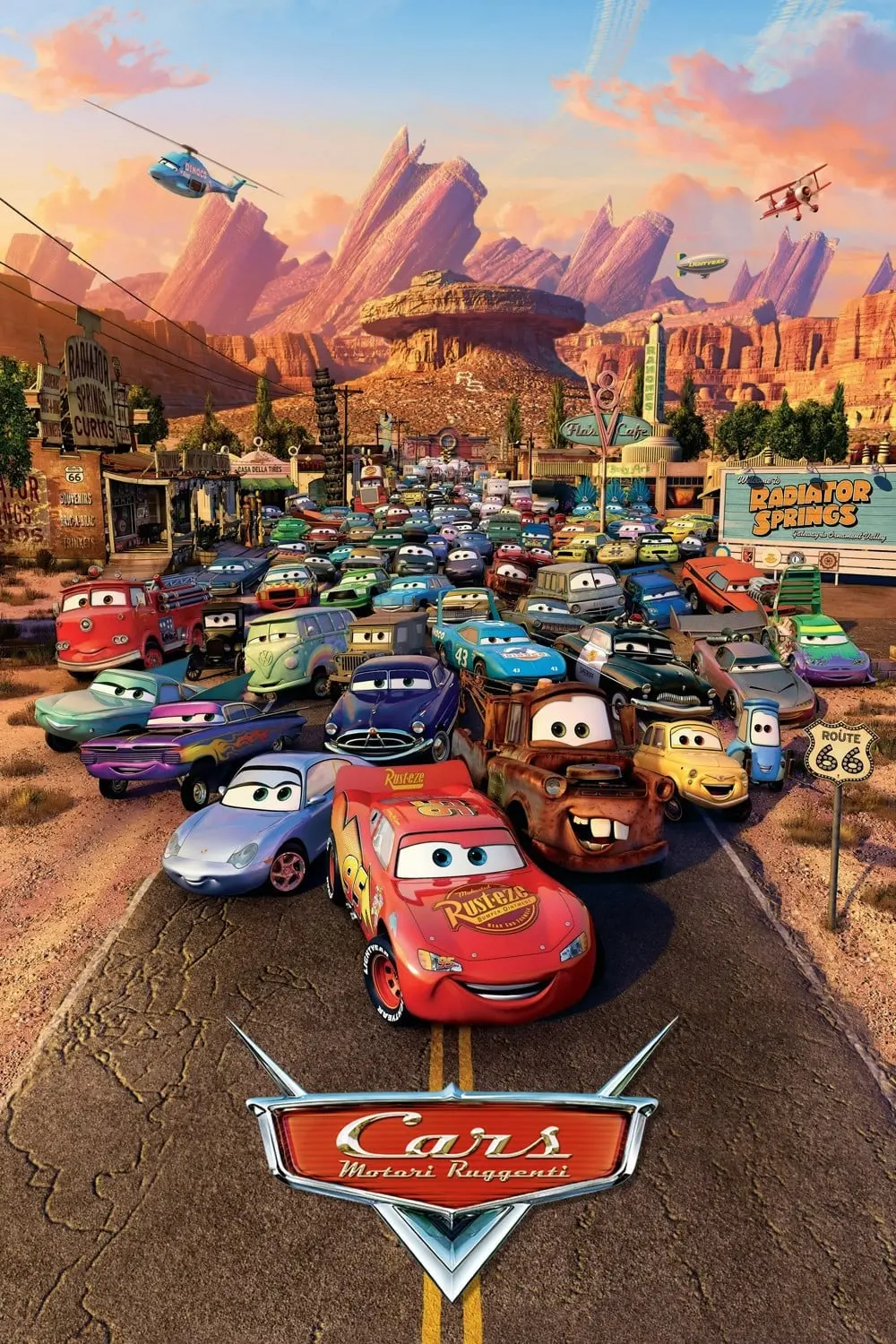 Copertina Film Cars 1 - Motori Ruggenti Streaming FULL HD 