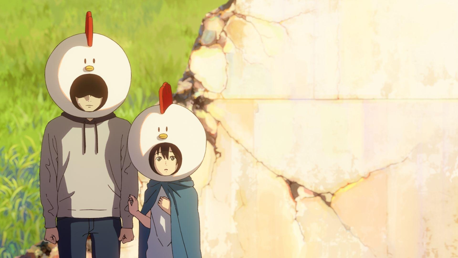 Due galline nel cortile