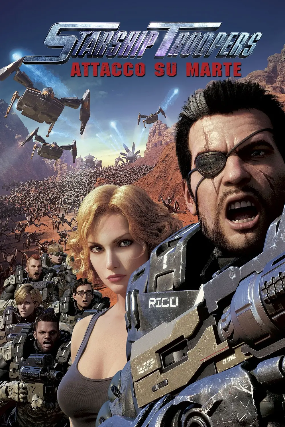 Copertina Film Starship Troopers: Attacco su Marte Streaming HD 