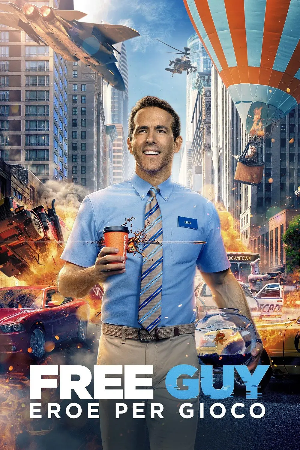 Copertina Film Free Guy - Eroe per Gioco Streaming FULL HD 